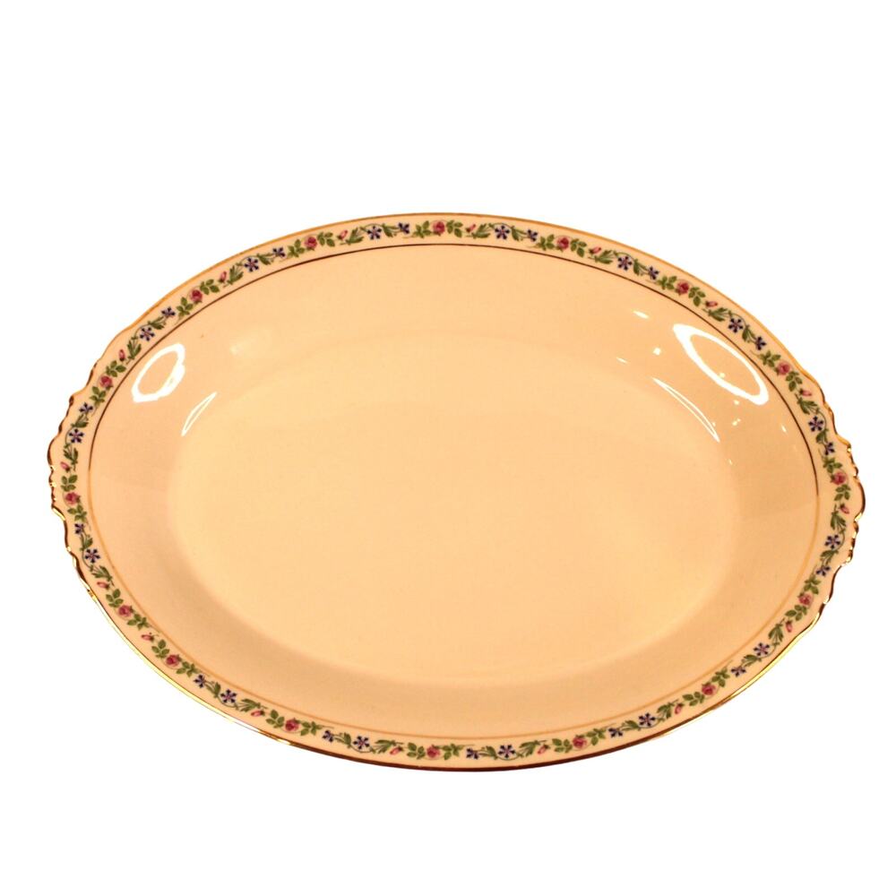 Harmony House Fine China USA 14" Serving Platter "Petite Rose" Pattern